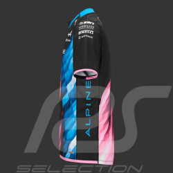 Alpine T-Shirt F1 Team Pierre Gasly n° 10 Kappa Graphic Schwarz / Blau / Pink 321R79W-A01 - kinder