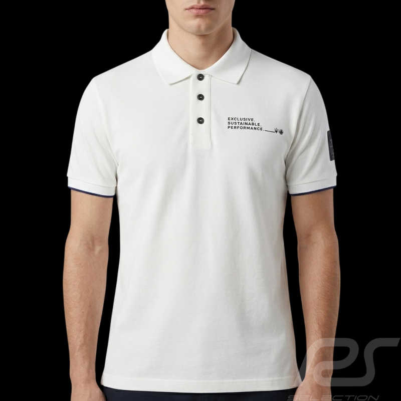 Maserati Polo Shirt North Sails White - Unisex