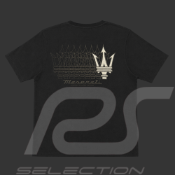 Maserati T-Shirt North Sails Trident Logo Schwarz - Unisex