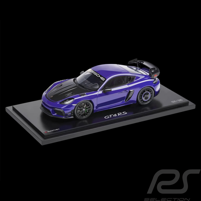Porsche 718 Cayman GT4 RS Typ 982 2024 Kit Manthey Ultraviolett 1/18 Spark WAP0216030TCAY