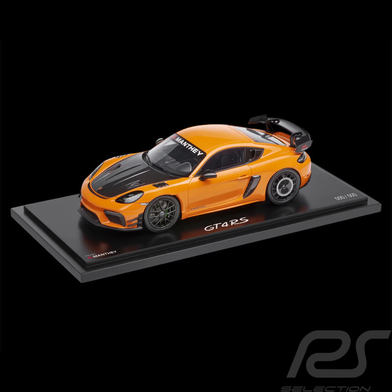 Porsche 718 Cayman GT4 RS Type 982 2024 Kit Manthey Pastel Orange 1/18 Spark WAP0216040TCAY