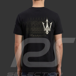 Maserati T-Shirt North Sails Trident Logo Schwarz - Unisex