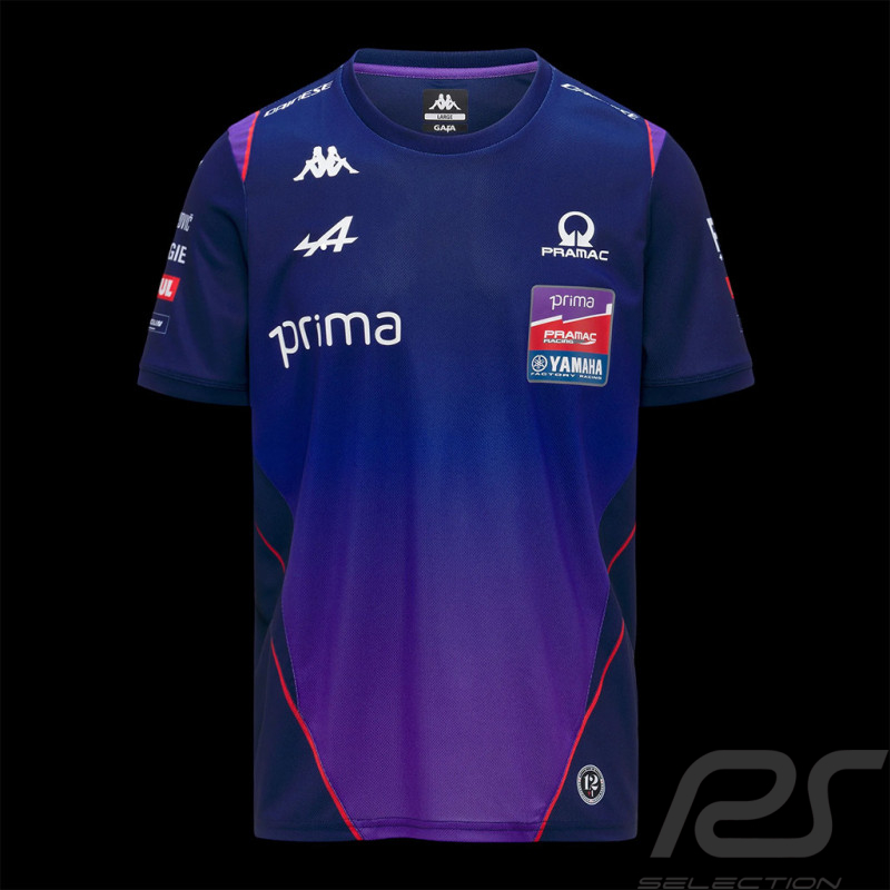 Pramac Racing T-Shirt MotoGP Blau / Dunkelviolett Kappa 362C1YW - Unisex
