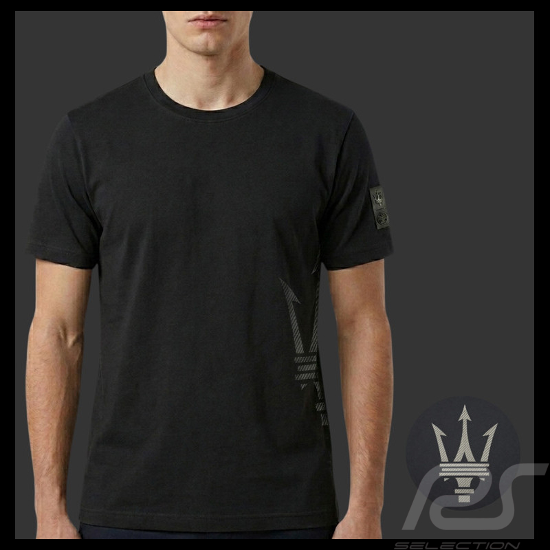 Maserati T-Shirt North Sails Trident Carbon Black - Unisex