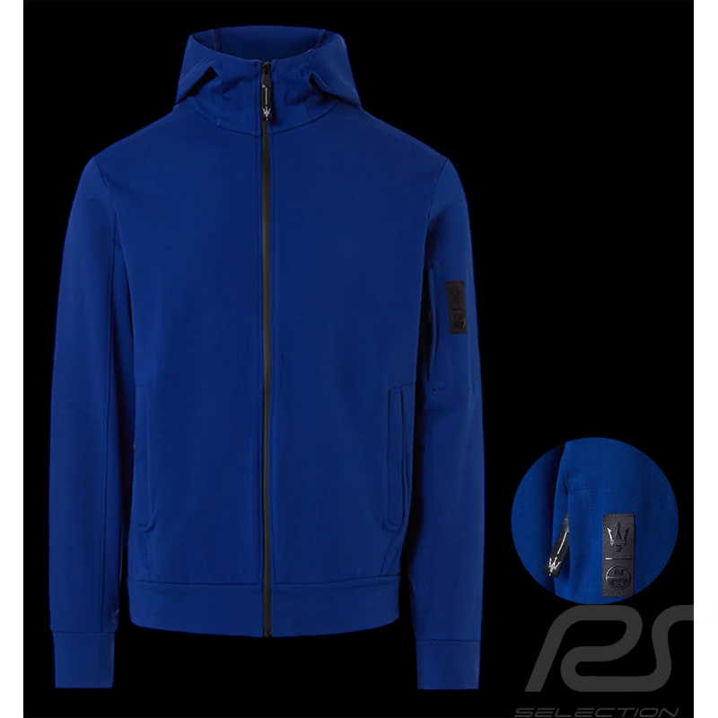 Maserati Zip-Up Hoodie North Sails Electric Blue - Unisex
