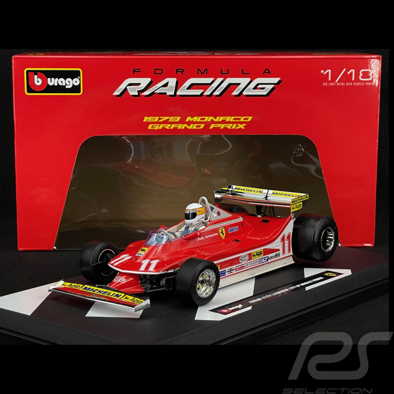 Jody Scheckter Ferrari 312 T4 n° 11 Winner Monaco GP 1979 F1 1/18 Bburago BU16814-180012