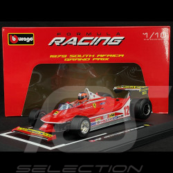 Gilles Villeneuve Ferrari 312 T4 n° 12 Winner South African GP 1979 F1 1/18 Bburago BU16814-180010