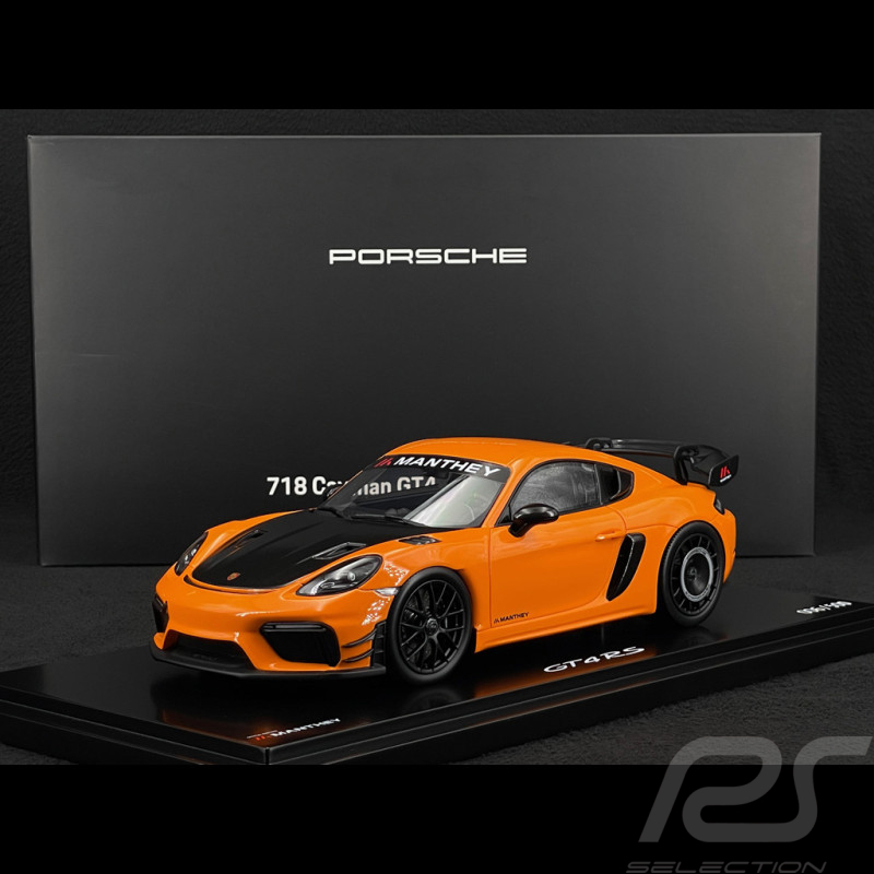 Porsche 718 Cayman GT4 RS Typ 982 2024 Kit Manthey Pastellorange 1/18 Spark WAP0216040TCAY