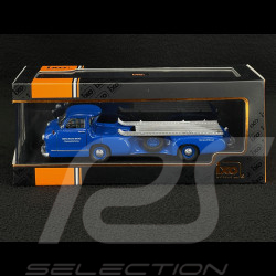 Mercedes-Benz Camion de Transport de Course 1955 Bleu Merveille 1/43 Ixo RAC342