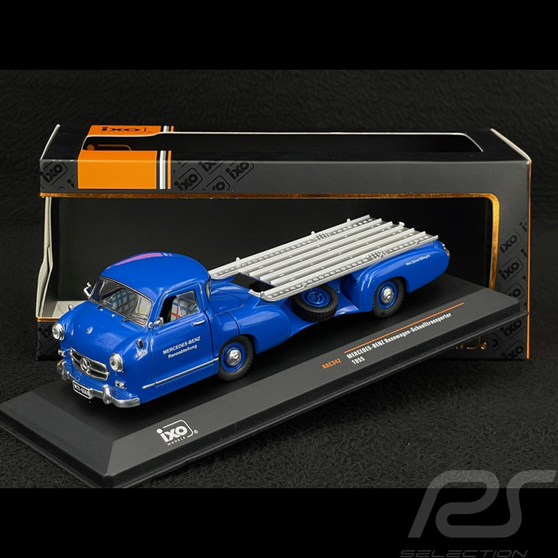 Mercedes-Benz Racing Transport Truck 1955 Blue Wonder 1/43 Ixo RAC342