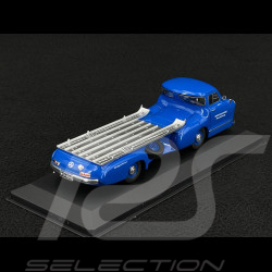 Mercedes-Benz Camion de Transport de Course 1955 Bleu Merveille 1/43 Ixo RAC342