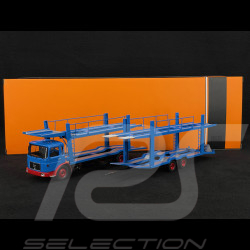 Man Truck Car Carrier Truck with Trailer 1970 Blue 1/43 Ixo TTRX034