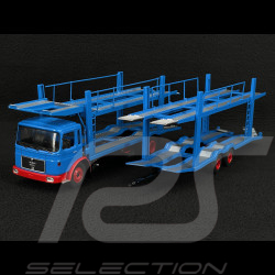 Man Autotransporter mit Auflieger 1970 Blau 1/43 Ixo TTRX034