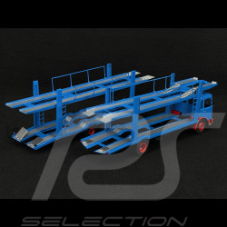 Man Truck Car Carrier Truck with Trailer 1970 Blue 1/43 Ixo TTRX034