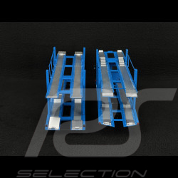 Man Truck Car Carrier Truck with Trailer 1970 Blue 1/43 Ixo TTRX034