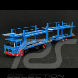 Man Autotransporter mit Auflieger 1970 Blau 1/43 Ixo TTRX034
