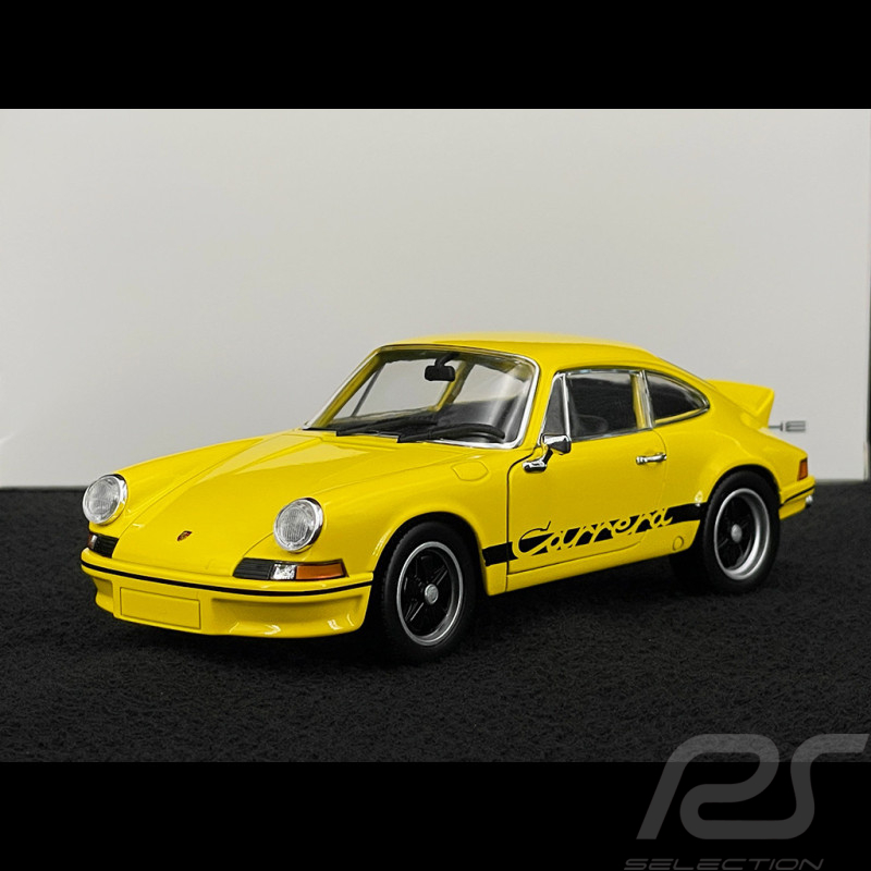 Porsche 911 Carrera RS 2.7 1972 Gelb / Schwarze Streifen 1/24 Welly MAP02482525