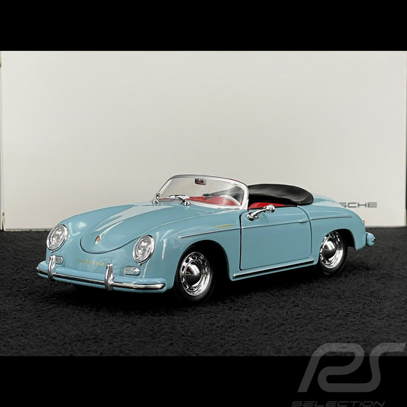 Porsche 356 A Speedster 1956 Bleu Meissen 1/24 Welly MAP02437024