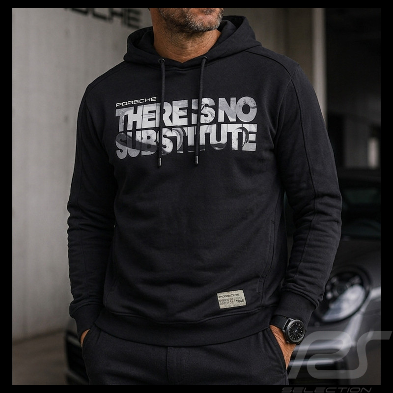Porsche Sweatshirt There Is No Substitute Since 1948 Schwarz WAP582T0NS - unisex