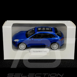 Porsche Macan Turbo 2019 Bleu Jouet à friction 1/38 Welly MAP01024015