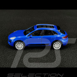 Porsche Macan Turbo 2019 Bleu Jouet à friction 1/38 Welly MAP01024015