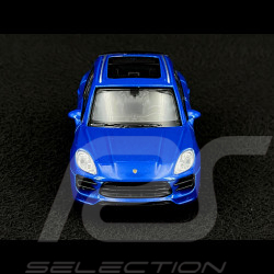 Porsche Macan Turbo 2019 Bleu Jouet à friction 1/38 Welly MAP01024015