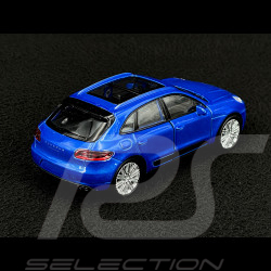 Porsche Macan Turbo 2019 Blau Reibungsspielzeug 1/38 Welly MAP01024015