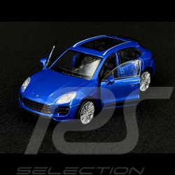 Porsche Macan Turbo 2019 Blau Reibungsspielzeug 1/38 Welly MAP01024015