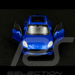 Porsche Macan Turbo 2019 Bleu Jouet à friction 1/38 Welly MAP01024015