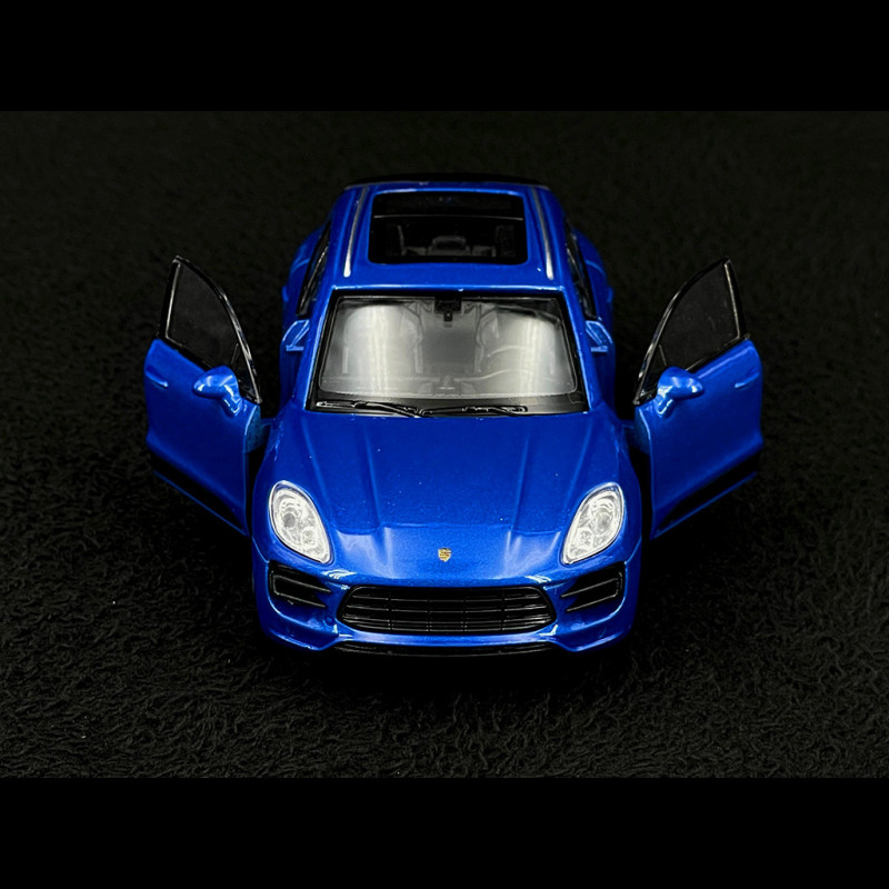 Dromader Welly Modelo de Coche Porsche Macan Turbo, Coche en Miniatura, Escala 1:39, Color Plata