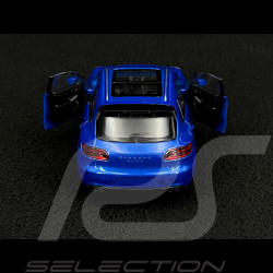 Porsche Macan Turbo 2019 Bleu Jouet à friction 1/38 Welly MAP01024015