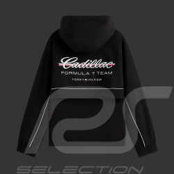 Cadillac Windjacke F1 Team X Tommy Hilfiger mit Kapuze Schwarz MN0MN00084BDS - Unisex