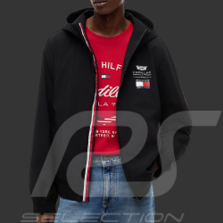 Cadillac Jacket F1 Team X Tommy Hilfiger Hooded Windbreaker Black MN0MN00084BDS - Unisex