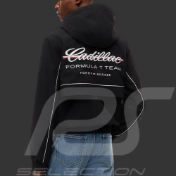 Cadillac Jacket F1 Team X Tommy Hilfiger Hooded Windbreaker Black MN0MN00084BDS - Unisex