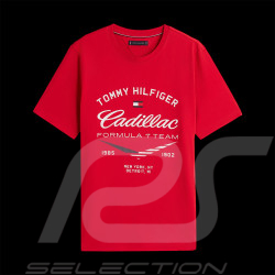 Cadillac T-Shirt F1 Team X Tommy Hilfiger 2026 Vintage Red MN0MN00097XLG - Unisex