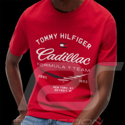 Cadillac T-Shirt F1 Team X Tommy Hilfiger 2026 Vintage Rot MN0MN00097XLG - Unisex