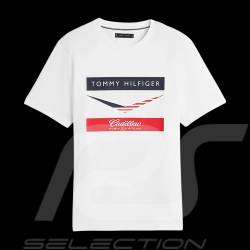T-Shirt Cadillac F1 Team X Tommy Hilfiger Chevron 2026 Blanc MN0MN00101YBR - Mixte