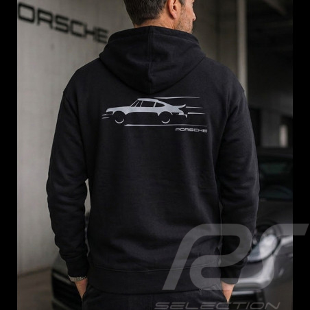 Porsche Sweatshirt Turbo 50 Jahre Schwarz WAP250STRB - unisex