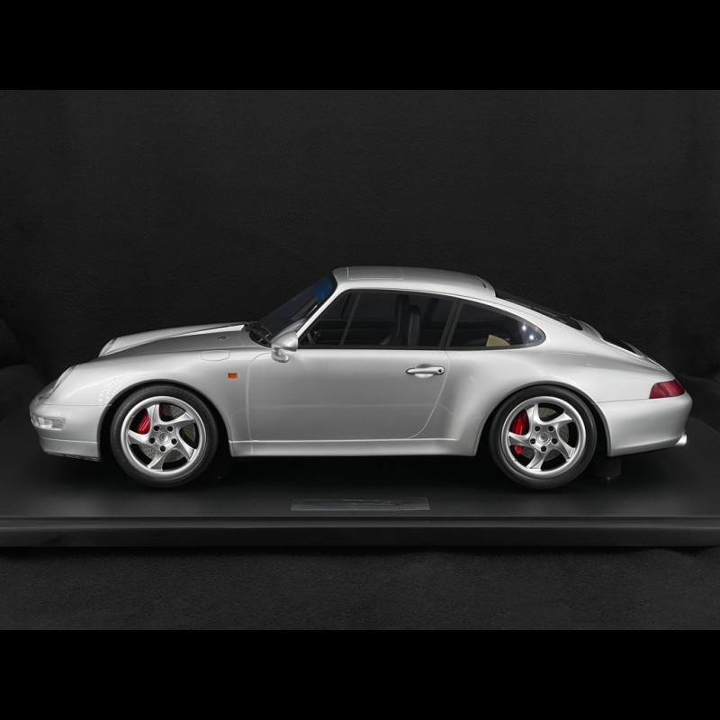 1/43　VISION　ポルシェ911　カレラ4　シルバー　1995 Porsche 911 Carrera 4S Type 993 1995 Polar Silver 1/8 GT Spirit