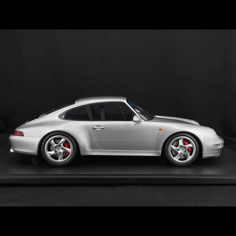 Porsche 911 Carrera 4S Type 993 1995 Polar Silver 1/8 GT Spirit