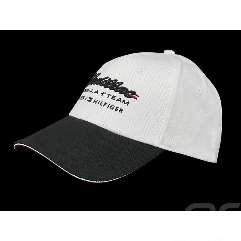 Cadillac Hat F1 Team X Tommy Hilfiger Chevron Logo 2026 White / Black AU0AU02085YCF - Unisex