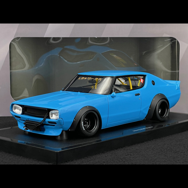 Nissan Skyline 2000 GT-R KPGC110 LB-Works 2024 Blue 1/18