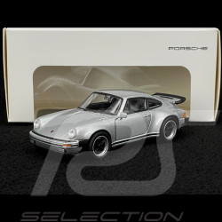 Porsche 911 Turbo 3.0 1975 Metallic Grey Friction Toy 1/38 Welly MAP01025015