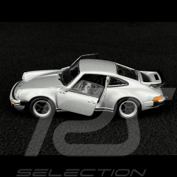 Porsche 911 Turbo 3.0 1975 Metallic Grey Friction Toy 1/38 Welly MAP01025015