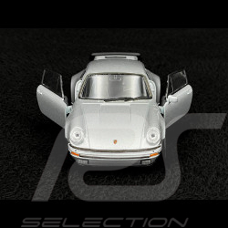 Porsche 911 Turbo 3.0 1975 Metallic Grey Friction Toy 1/38 Welly MAP01025015