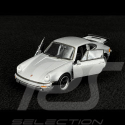 Porsche 911 Turbo 3.0 1975 Metallic Grey Friction Toy 1/38 Welly MAP01025015