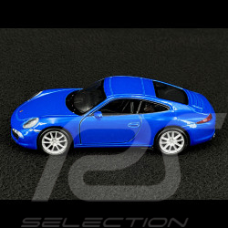 Porsche 911 Carrera S Type 991 2011 Bleu Jouet à friction 1/38 Welly MAP01024015