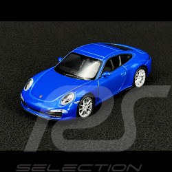 Porsche 911 Carrera S Type 991 2011 Bleu Jouet à friction 1/38 Welly MAP01024015