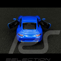 Porsche 911 Carrera S Type 991 2011 Bleu Jouet à friction 1/38 Welly MAP01024015