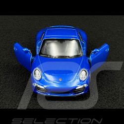 Porsche 911 Carrera S Type 991 2011 Bleu Jouet à friction 1/38 Welly MAP01024015